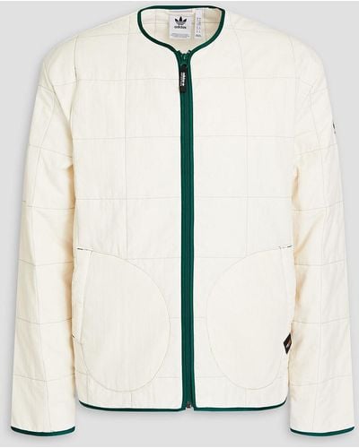 adidas Originals Quilted Shell Jacket - White