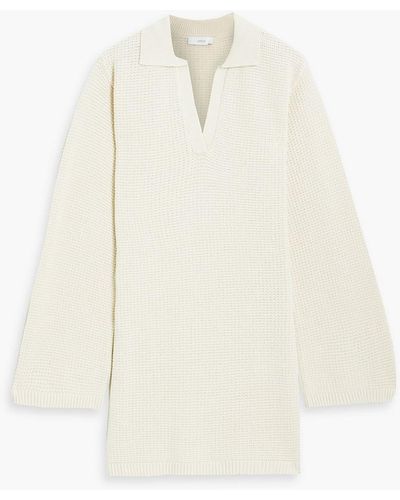 Onia Crochet-knit Cotton Mini Dress - White