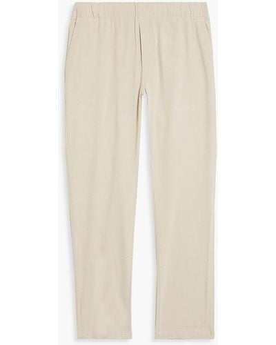 Onia Cotton-blend Twill Chinos - Natural