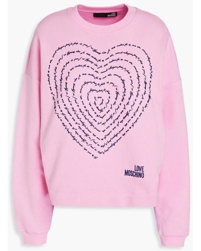 Love moschino shop sweatshirt sale