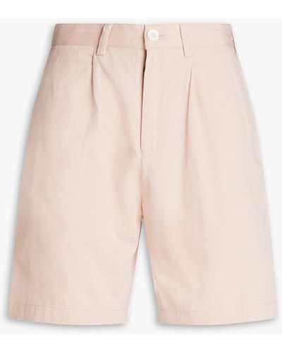 SMR Days Day Herringbone Cotton Shorts - Pink