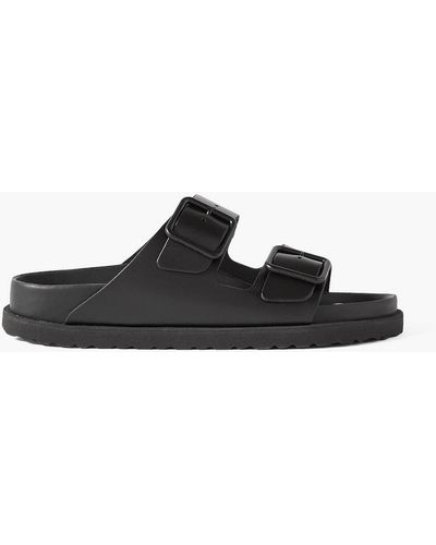 Birkenstock Arizona Leather Sandals - Black