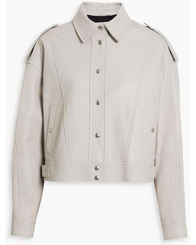 IRO Eigo Leather Jacket - White