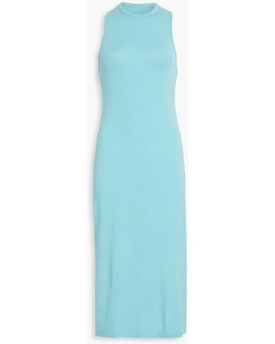 Rag & Bone Sydney Stretch-modal Jersey Midi Dress - Blue