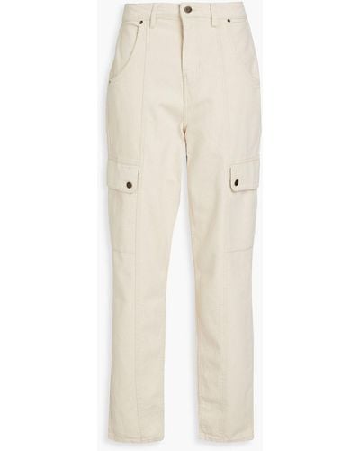 American Vintage High-rise Tapered Jeans - Natural