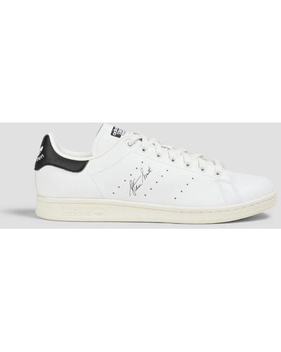 adidas Originals Stan Smith Faux Leather Trainers - White