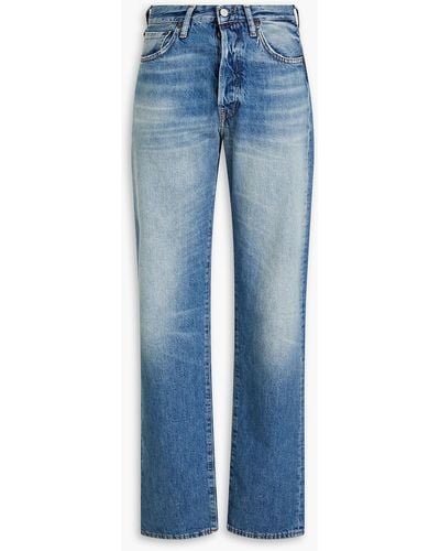 Acne Studios Jeans aus denim in ausgewaschener optik - Blau