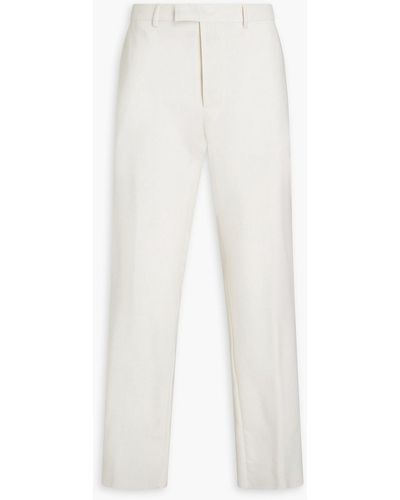 Valentino Anzughose aus crêpe aus einer mohair-wollmischung - Weiß