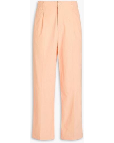Maison Kitsuné Cotton-ripstop Trousers - Orange
