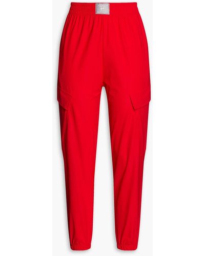 Heroine Sport Jersey Track Pants - Red