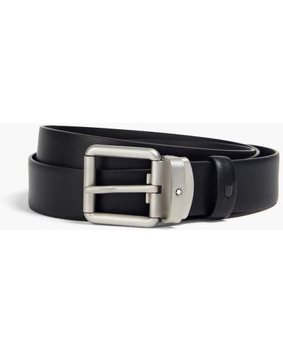 Montblanc Leather Belt - Black
