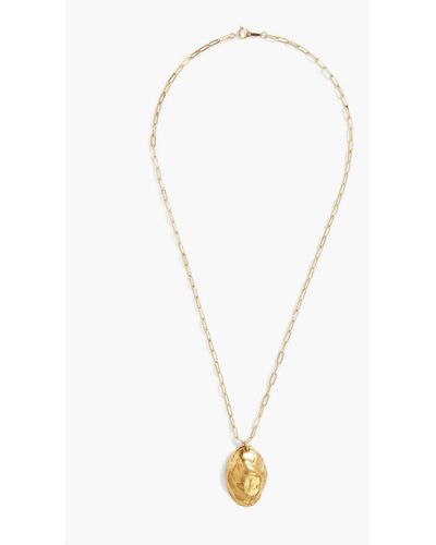 Alighieri 24-karat Gold-plated Necklace - White