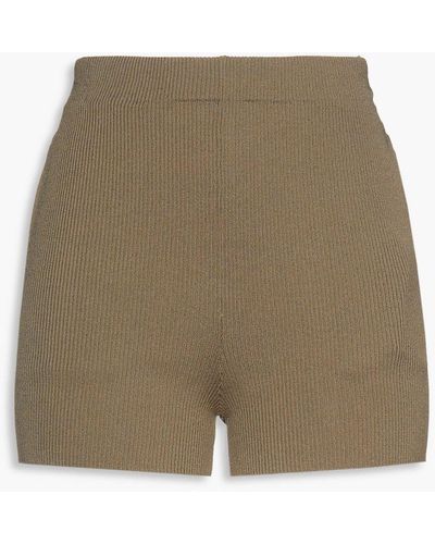 REMAIN Birger Christensen Iva shorts aus geripptem jersey - Mehrfarbig