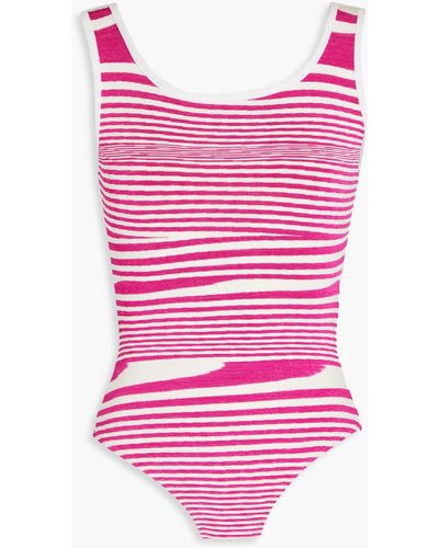 Missoni Space-dyed Stretch-knit Bodysuit - Pink