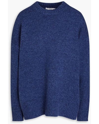 Co. Wool And Cashmere-blend Jumper - Blue