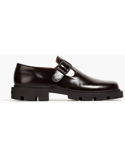 Maison Margiela Leather Loafers - Black