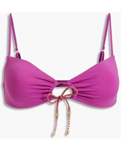 ViX Ada Erin Cutout Triangle Bikini Top - Pink