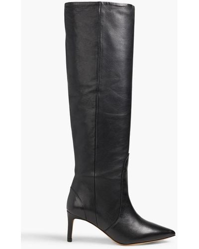 IRO Hygie Leather Knee Boots - Black