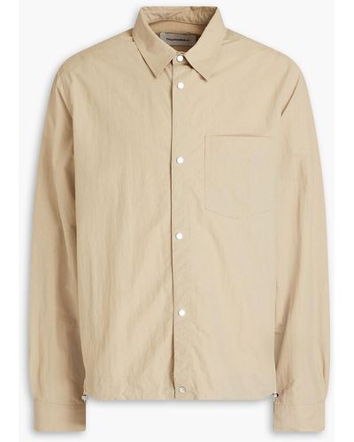 Nanushka Crinkled Poplin Shirt - Natural