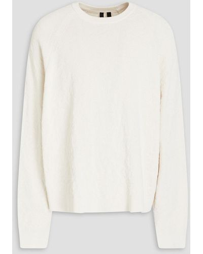Y-3 Cotton-blend Sweater - White