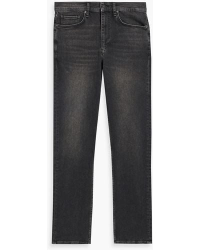 Rag & Bone Fit 2 jeans mit schmalem bein aus denim in ausgewaschener optik - Grau