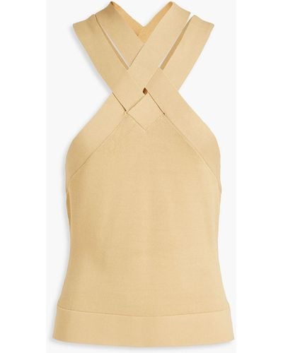 By Malene Birger Sonya Stretch-knit Top - Natural