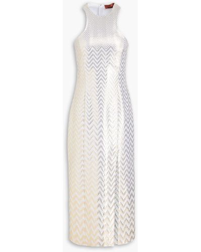 Missoni Crochet-knit Midi Dress - White