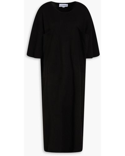 L.F.Markey Glyn Oversized Knitted Midi Dress - Black