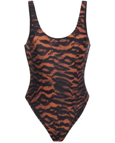 The Upside Claudina Tiger-print Swimsuit - Multicolor