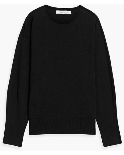 Another Tomorrow Cashmere And Wool-blend Sweater - Black