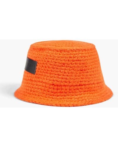 JW Anderson Fischerhut aus strick - Orange