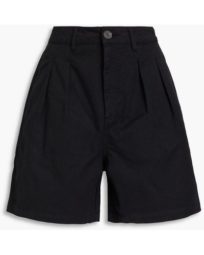 Mara Hoffman Milo shorts aus baumwoll-twill mit falten - Blau