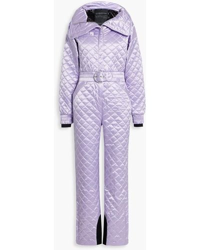 CORDOVA Courmayeur Belted Quilted Ski Suit - Purple