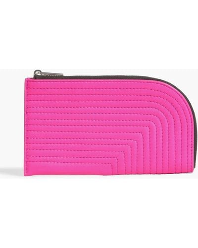 Rick Owens Quilted Leather Pouch - Pink