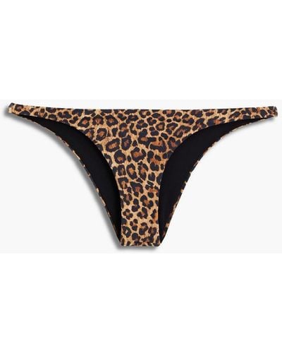 Anemos Leopard-print Low-rise Bikini Briefs - Multicolour