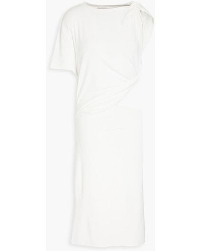 Magda Butrym Twisted Cutout Jersey Dress - White