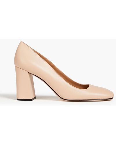 Sergio Rossi Chichi Leather Court Shoes - Pink