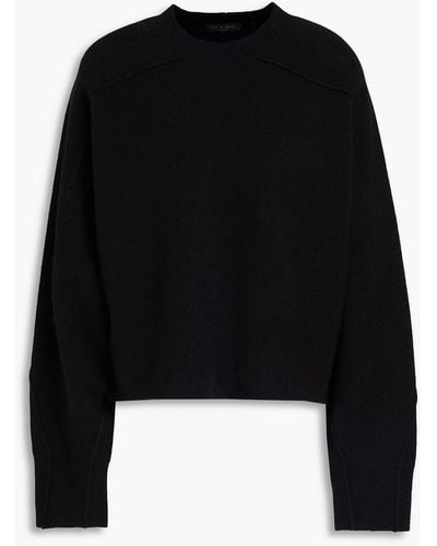 Rag & Bone Bridget Wool-blend Sweater - Black
