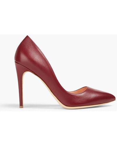 Rupert Sanderson Leather Court Shoes - Red