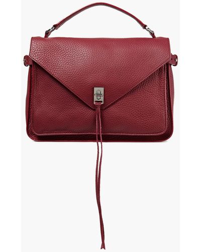 Rebecca Minkoff Darren Pebbled-leather Tote - Red