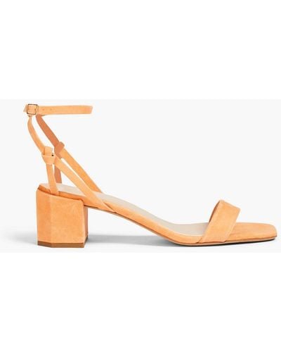 Claudie Pierlot Anvers Suede Sandals - Orange