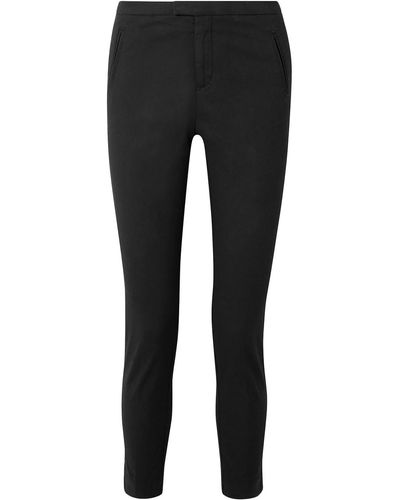 ATM Stretch-cotton Twill Tapered Pants - Black