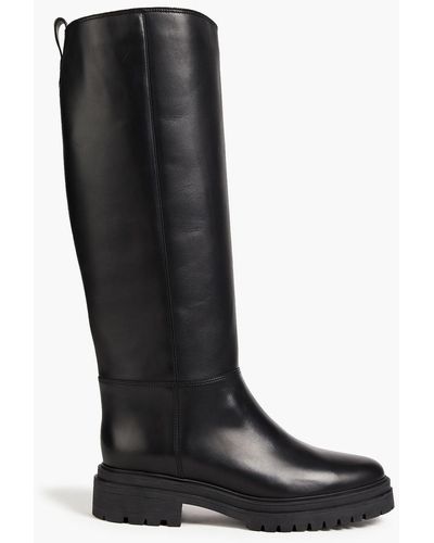 Ba&sh Crainy Leather Boots - Black