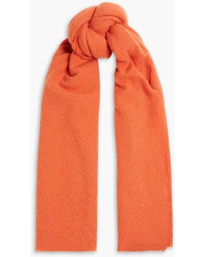 Rick Owens Wool-blend Scarf - Orange