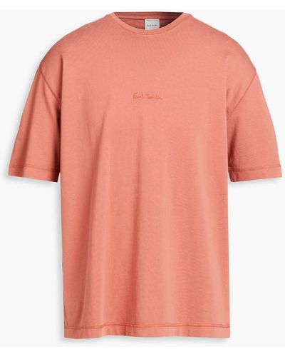 Paul Smith Cotton-jersey T-shirt - Pink