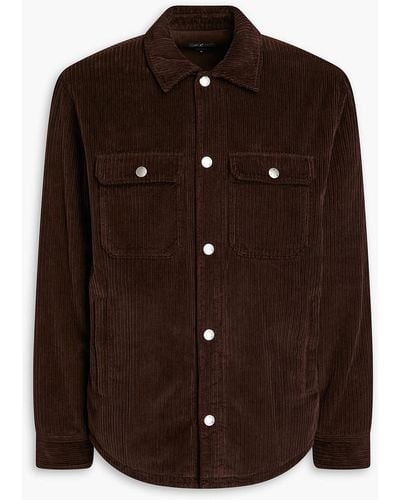 A.P.C. Cotton-corduroy Overshirt - Brown