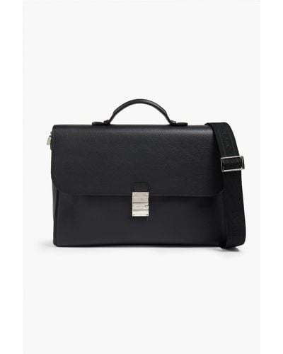 Montblanc Pebbled-leather Briefcase - Black