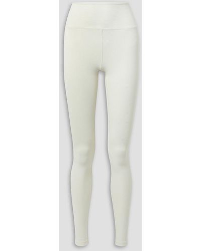 Year Of Ours Ribbed Stretch-jersey leggings - White