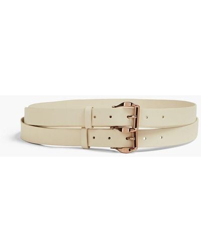 Zimmermann Leather Belt - White