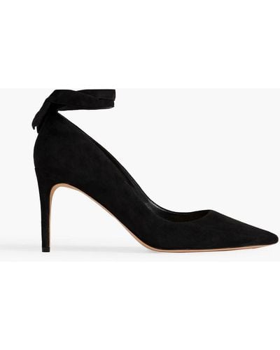 Alexandre Birman Clarita Suede Court Shoes - Black